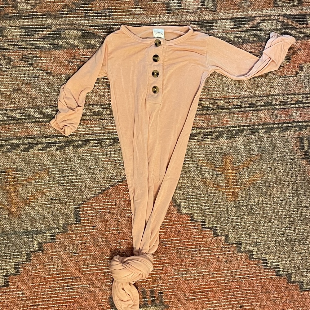 COPY - Lou Lou Newborn Knotted Gown